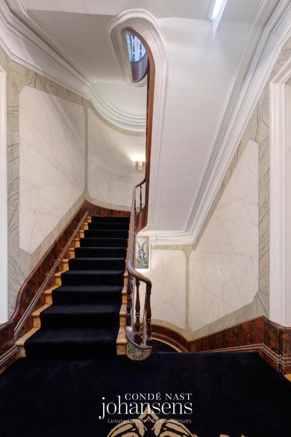 1877 Estrela Palace Aveiro Bagian luar foto Staircase