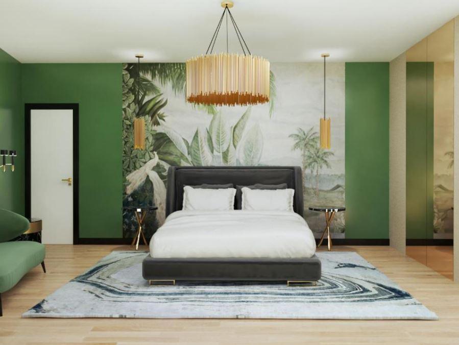 1877 Estrela Palace Aveiro Bagian luar foto 3D rendering of a bedroom